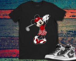 Disney Minnie Mouse Golf Funny Minnie Golfer Unisex T-Shirt
