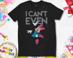 Disney Minnie Mouse I Cant Even Minnie Dancing Holiday T-Shirt