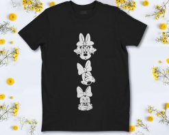 Disney Minnie Mouse Minnie Faces Three Faces Minnie Expressions Shirt