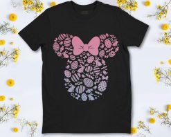 Disney Minnie Mouse Pink Gradient Easter Egg T-Shirt