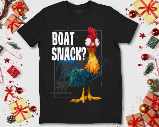 Disney Moana Hei Hei Boat Snack Graphic T-Shirt