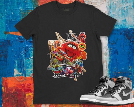 Disney Muppets Animal Dr Teeth and the Electric Mayhem Unisex Gift T-Shirt