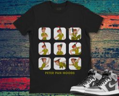 Disney Peter Pan Moods Box Up Funny Unisex T-Shirt