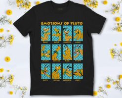 Disney Pluto Cute Emotions Of Pluto Funny Box Up Unisex T-Shirt