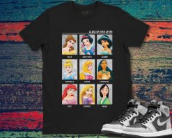 Disney Princesses Class of Ever After Color Graphic Disney Unisex Gift T-Shirt