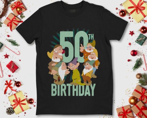 Disney Snow White Dwarfs Group Shot 50th Birthday Birthday Unisex T-Shirt