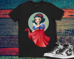 Disney Snow White Stylized Funny Cute Face Unisex Gift T-Shirt