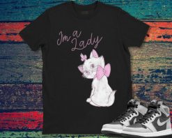 Disney The Aristocats Marie Im A Lady Text Unisex Gift T-Shirt