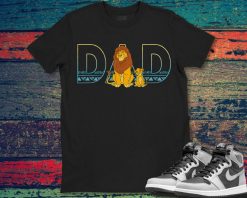 Disney The Lion King Simba and Mufasa Dad T-Shirt