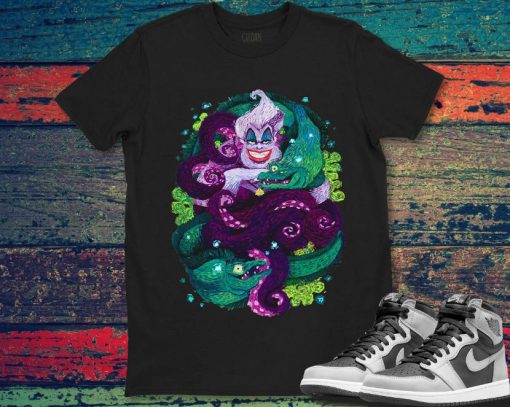 Disney The Little Mermaid Ursula Sea Witch Painting Unisex T-Shirt