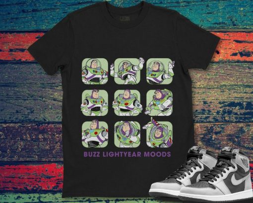 Disney Toy Story Buzz Lightyear Moods Box Up Funny Unisex T-Shirt