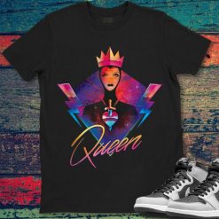 Disney Villains Evil Queen Neon 90s Rock Band Unisex Gift T-Shirt