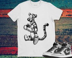 Disney Winnie the Pooh Tigger Sketch Unisex Gift T-Shirt