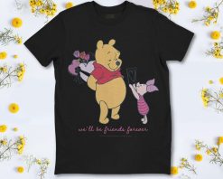 Disney Winnie The Pooh Valentines Day Pooh  Piglet Friends Forever T-Shirt