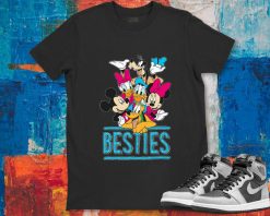 Disney-Mickey-and-Friends-Besties Unisex Gift T-Shirt