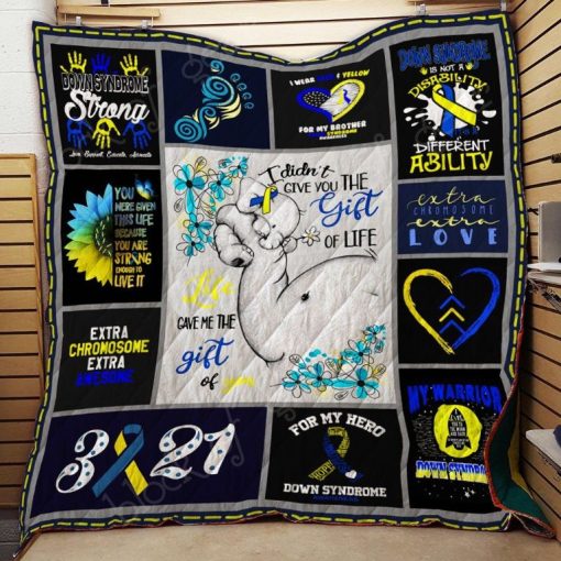 Down Syndrome It’s A Different Ability Quilt Blanket