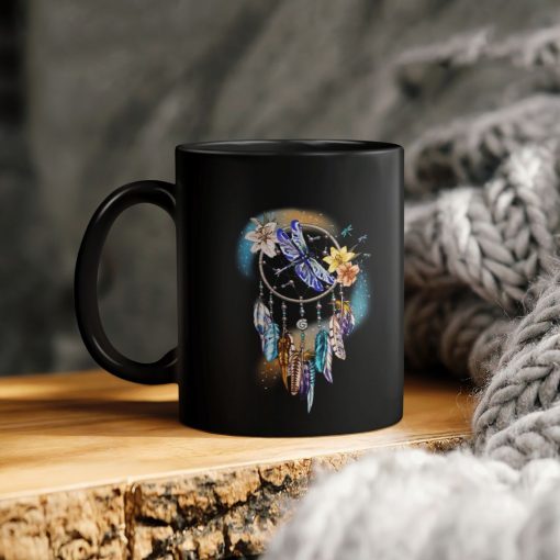 Dream Catcher Dragon Ceramic Coffee Mug