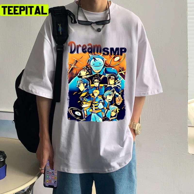Dream Smp Team Animated Retro Comic Unisex T-Shirt