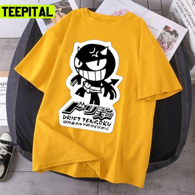 Drift Tengoku Funny Demon Design Unisex T-Shirt