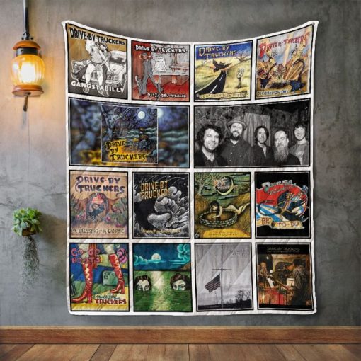 Drive By Truckers Album Covers Quilt Blanket