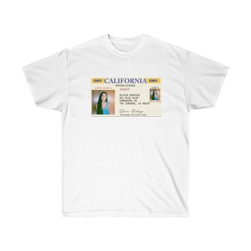 Driver License Olivia Rodrigo Unisex Ultra Cotton Tee Shirt