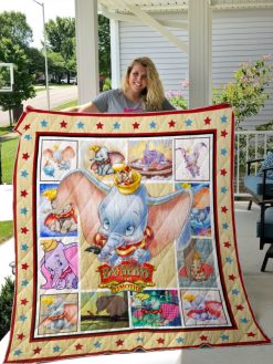 Dumbo Film Quilt Blanket