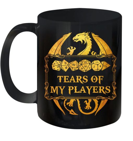 Dungeons And Dragons Tears Of My Players Premium Sublime Ceramic Coffee Mug Black