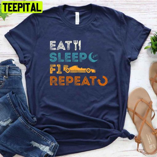 Eat Sleep F1 Repeat Unisex T-Shirt