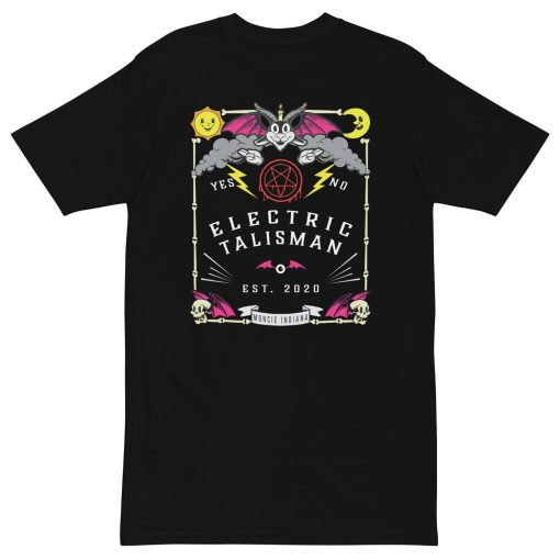 Electric Talisman Oracle No1 Ouija Premium Heavyweight Tee Shirt