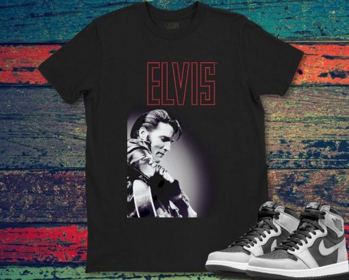 Elvis Presley Official Script Rock Music Unisex Gift T-Shirt