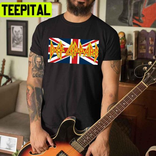 England Flag Def Leppard Unisex T-Shirt