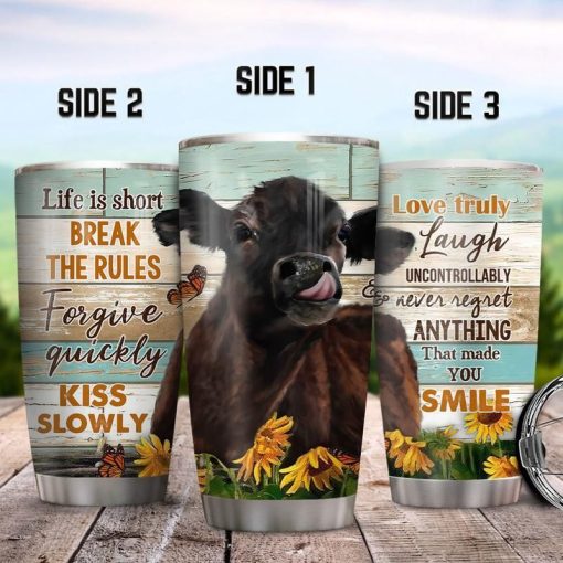 Faith Cow Stainless Steel Cup