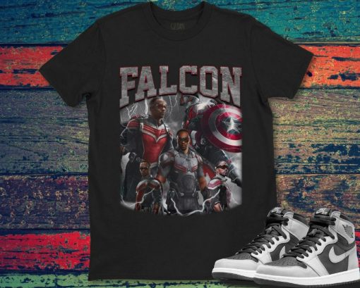 Falcon Poster Marvel Avenger Funny Unisex Gift T-Shirt