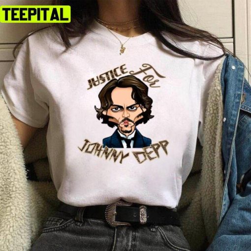 Fan Art Supportive Justice For Johnny Dep Art Unisex T-Shirt