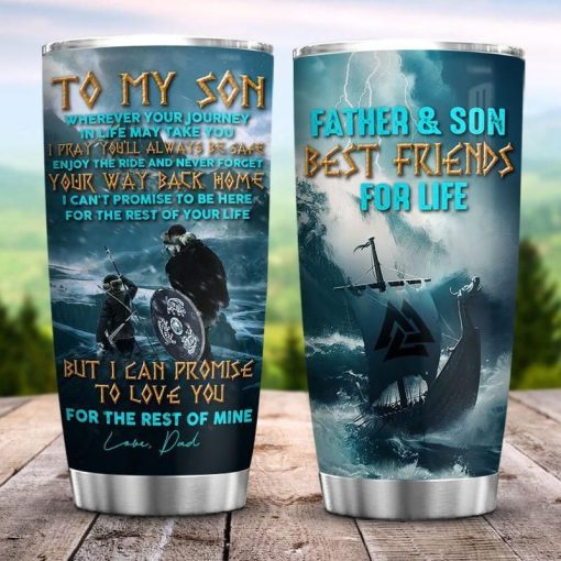 Father And Son Best Friend For Life Stainless Steel Cup