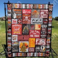 Fireman I Am Not Allowed In Hell Quilt Blanket