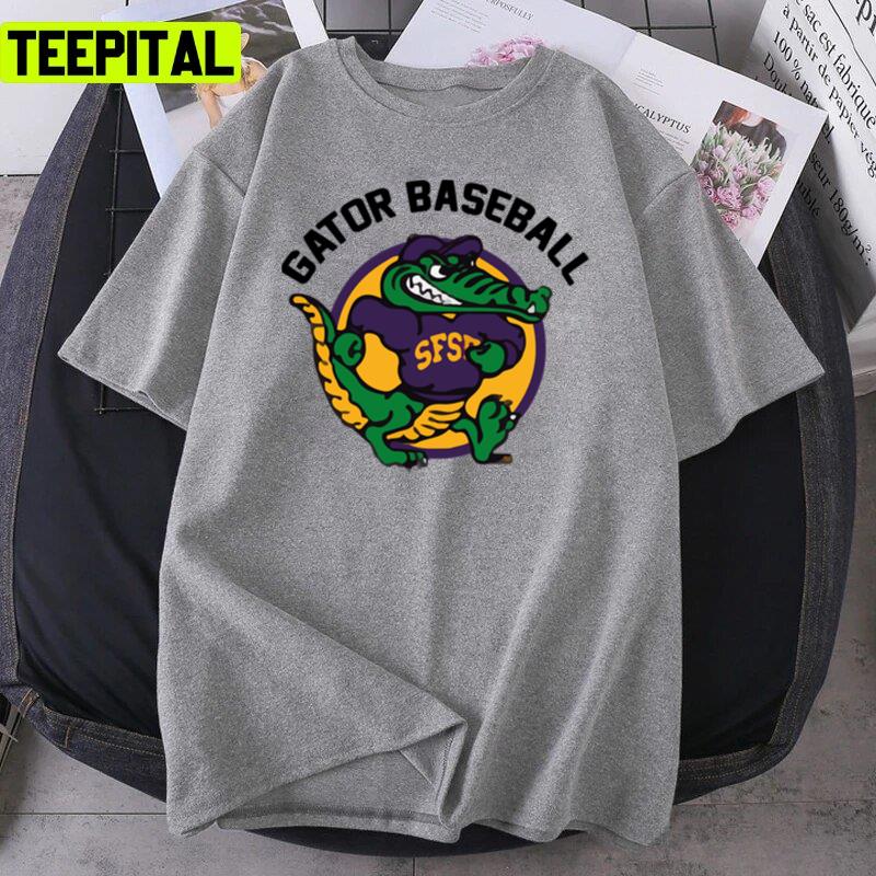 Florida Angry Gator Baseball Design Unisex T-Shirt