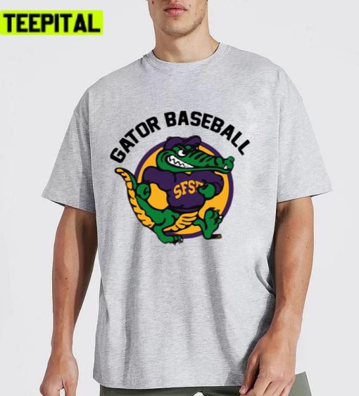 Florida Angry Gator Baseball Design Unisex T-Shirt