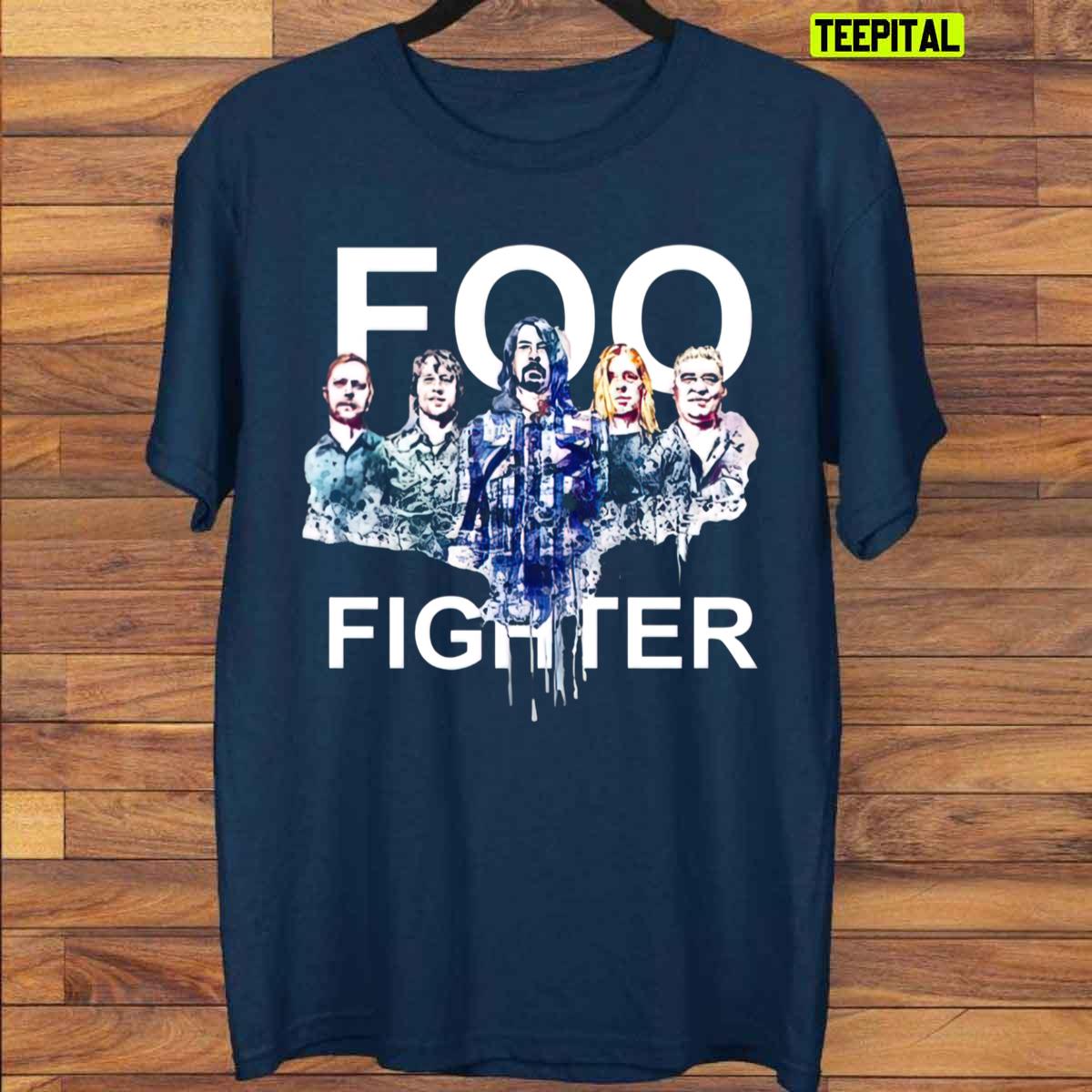 Foo Fighter Band Art Unisex T-Shirt – Teepital – Everyday New Aesthetic ...