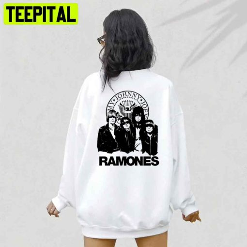 Four Man Stylish Chiffon Top Ramones Unisex Hoodie