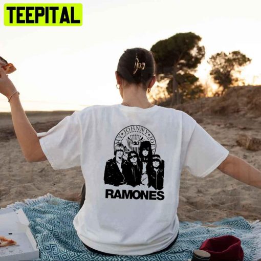 Four Man Stylish Chiffon Top Ramones Unisex Hoodie