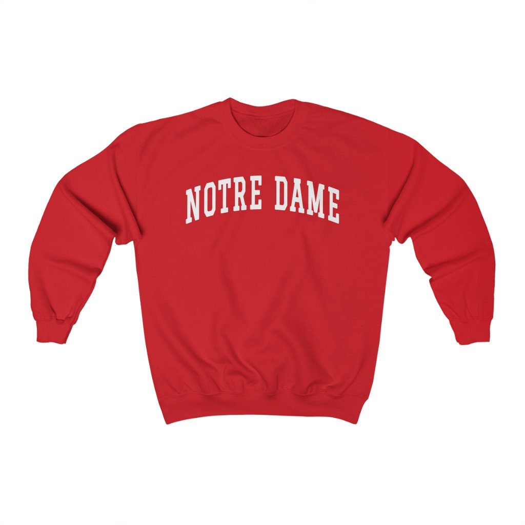 France College Style Notre Dame Unisex Sweatshirt