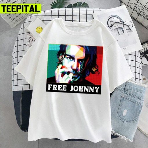 Free Johnny Justice For Johnny Depp Design Unisex T-Shirt