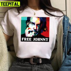 Free Johnny Justice For Johnny Depp Design Unisex T-Shirt