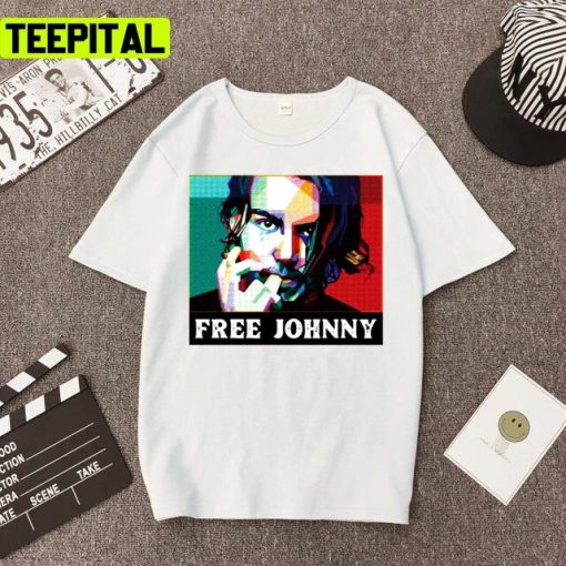 Free Johnny Justice For Johnny Depp Design Unisex T-Shirt