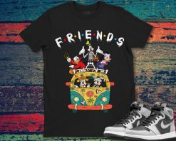 Friends Disney Halloween Mickey Mouse Minnie Mouse Goofy Unisex Gift T-Shirt