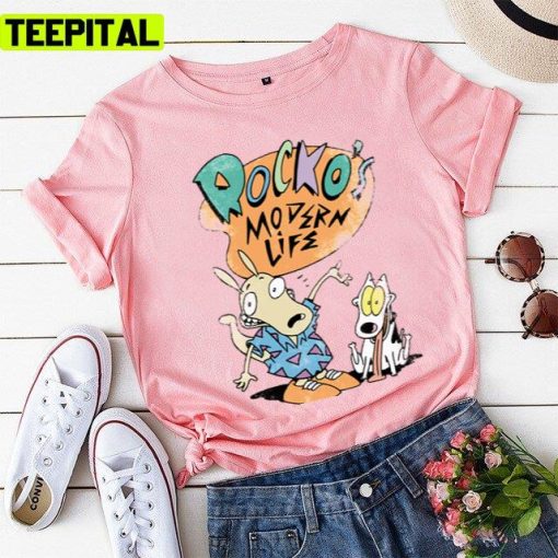 Funny Animation Rocko’s Modern Essential Unisex T-Shirt