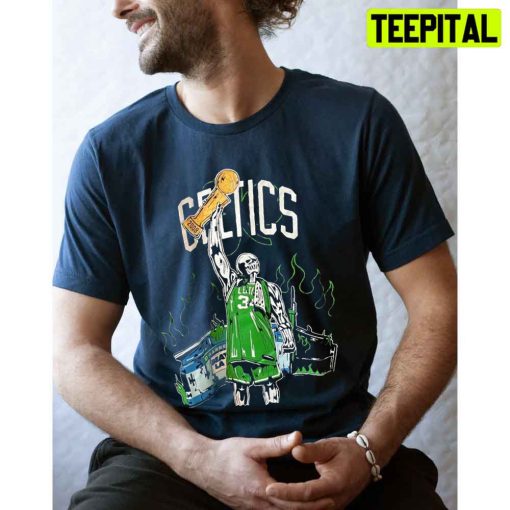 Funny Keleton Boston Celtics Basketball Unisex T-Shirt