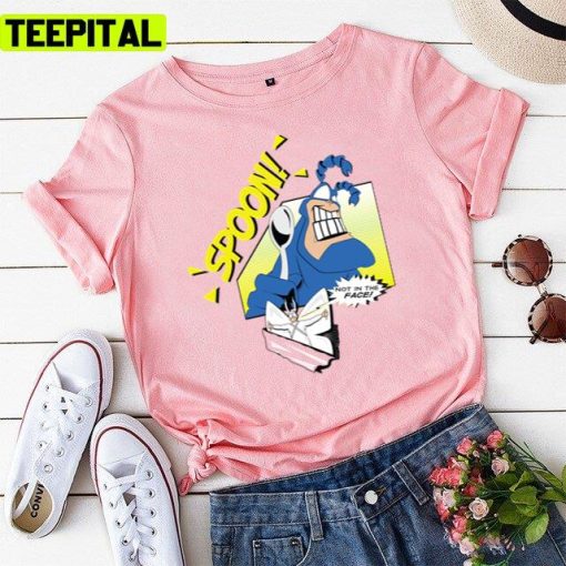 Funny Spoon Retro Animated Retro Comic Unisex T-Shirt