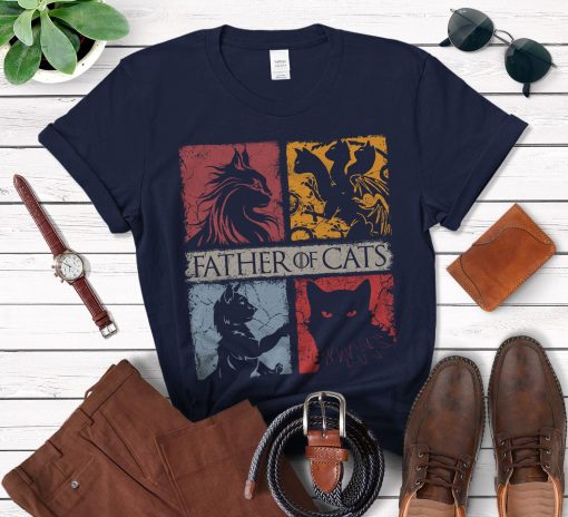 Game Of Thrones Father Of Cats Happy Father’s Day Unisex T-Shirt